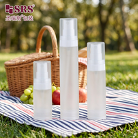 Flacons cosmétiques et de soins de la peau vides en PP givré avec pompe à vide sans air de 15 ml/30 ml/50 ml