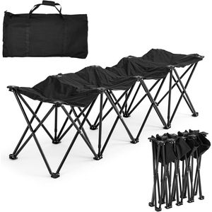 Premium Panchina di squadra sportiva portatile pieghevole sedia laterale da calcio con gradinate aperte per il campeggio di calcio per il campo da gioco - Product Image 1