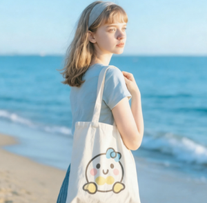 Sacs en toile de coton personnalisés avec logo imprimé, sacs de shopping en toile de coton avec logo imprimé personnalisé - Product Image 2