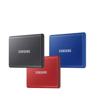 Samsung-disque dur externe ssd portable, 3,5 pouces, t7, capacité de 1 to, 2 to, pour ordinateur de bureau, PC portable