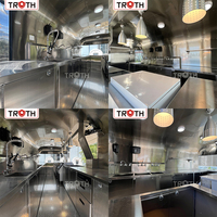 Camion de restauration mobile personnalisé Truth, cuisine entièrement équipée, remorque personnalisable pour hamburgers, pizzas, café et traiteur extérieur