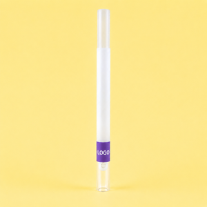 Label Branded Straight Shape 98mm King Size Pre-Made <b>Rolled</b> Cones with Glass Filter Tip - Product Image 2