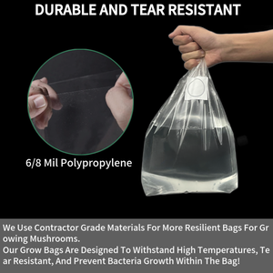 Tas bibit jamur budidaya jamur tas buah jamur tiram tas poli jerami Lods pertumbuhan jamur - Product Image 5