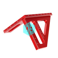 Détecteur d'angle QINBU 3D Triangle Design: rapporteur de qualité ingénieur pour charpentiers, atelier et configuration de scie à onglets