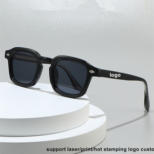 Custom Logo 2026 Trendy Men Women Full Rim Rivets Sun Glasses UV400 TR90 <b>Frames</b> <b>Square</b> <b>Sunglasses</b> - Product Image 3
