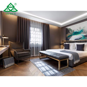 مصنع أثاث صيني: سرير جلدي فاخر بحجم كينج مخصص ومجموعات غرف نوم فندقية وأثاث فاخر للفنادق والفلل - Product Image 2