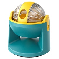 Zwei-in-Eins Slow-Feeder Ball Puzzle-Spielzeug mit Leckerli-Spender im Planeten-Design Interaktives Hundefütterungsspielzeug