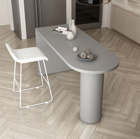 Table de bar haute créative pour salon