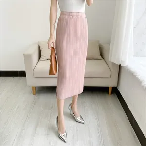 Tianbao Wholesale fashion high quality lace pleated skirt casual skirt hip wrap skirt