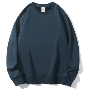Sweat-shirt de sport unisexe à col rond et manches longues, doublure tissée, impression de logo personnalisée sur le devant, écologique, coupe-vent, respirant, vêtements de travail - Product Image 4