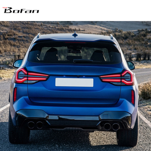 Kit carrosserie style X3M pour BMW <span class=keywords><strong>X3</strong></span> G01 LCI <span class=keywords><strong>2021</strong></span>+ Pare-chocs avant Diffuseur arrière Jupes latérales Ajustement direct ABS Noir brillant - Product Image 4