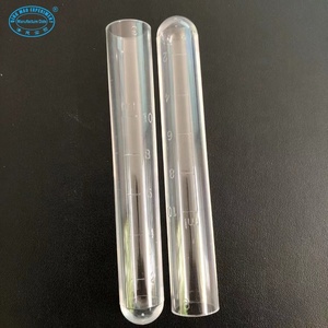 Consommable de laboratoire : <span class=keywords><strong>Tube</strong></span> de prélèvement de sédiments urinaires de 10-12 ml, à fond rond, gradué, avec bouchon à vis en plastique - Product Image 1