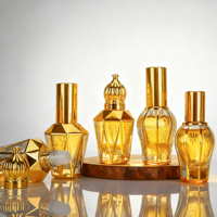 Flacon de parfum portable de voyage 8ml 13ml, flacon vide en verre doré électroplaqué, petite fiole de parfum