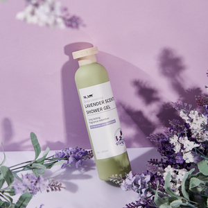 Gel <span class=keywords><strong>de</strong></span> <span class=keywords><strong>Baño</strong></span> <span class=keywords><strong>de</strong></span> Lavanda con Aromaterapia y Logotipo Personalizado al por Mayor, Jabón Líquido Corporal Refrescante y Despertador <span class=keywords><strong>de</strong></span> Limpieza Profunda - Product Image 1