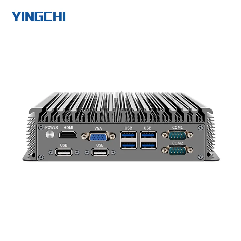 Servidor de rede Mini Industrial PC i5 10210U 6x2.5G Portas Nic HD+VGA Rs232 pfSense Firewall Aparelho de rede