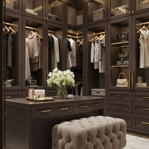 خزانة ملابس Prima عصرية مخصصة بتصميم فاخر على الطراز الأوروبي - Product Image 2