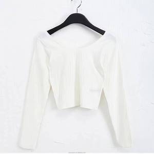 Camisa Elegante de Manga Larga para Mujer, Nueva, para Oficina, Cuello Redondo, Top Básico - Product Image 4