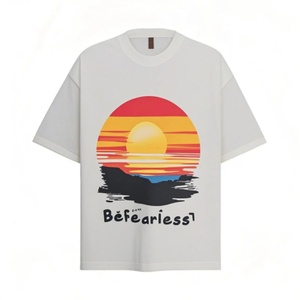 T-shirt Homme Personnalisé avec Logo Sérigraphié Vintage, Manches Courtes, Coupe Classique, 100% Coton, Anti-boulochage, Respirant, Style Décontracté - Product Image 4