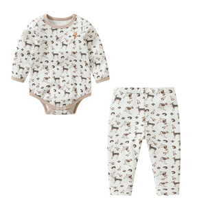 Stampa personalizzata estate manica corta da <span class=keywords><strong>0</strong></span> a <span class=keywords><strong>3</strong></span> <span class=keywords><strong>mesi</strong></span> neonato ragazzi vestiti unisex neonati <span class=keywords><strong>0</strong></span>-<span class=keywords><strong>3</strong></span> 6-12 <span class=keywords><strong>mesi</strong></span> pagliaccetti set - Product Image 2
