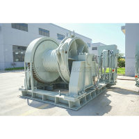 Quai 18 tonnes moteur haute puissance à double vitesse horizontal approuvé ABS treuil hydraulique/guindeau/palan/tugger