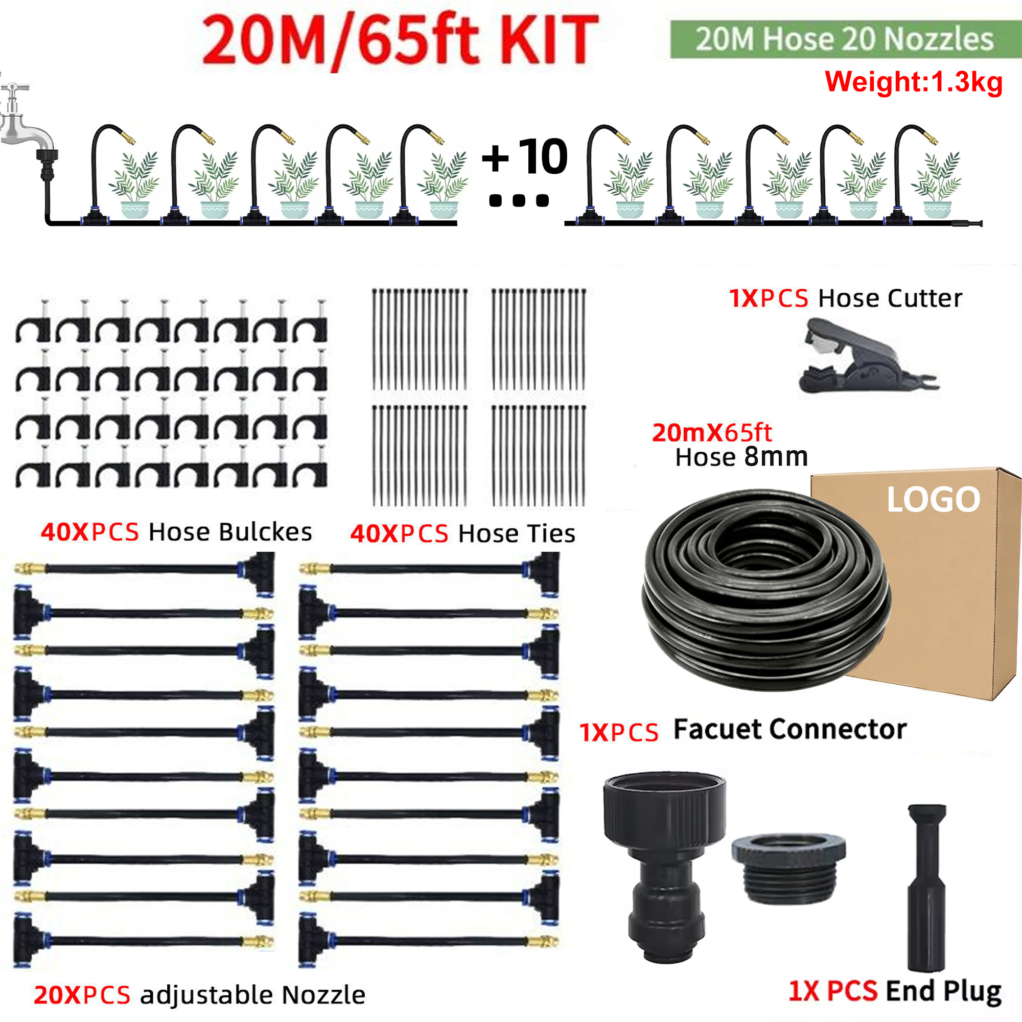 Green N4 Kit:20m(65ft)