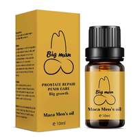 Crema y Aceite de Masaje Herbal para el Cuidado Íntimo Masculino, para la Reparación de la Próstata, Cuidado del Pene y Mejora Natural, Tamaño 10 ml, Crecimiento