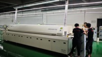 Nouvelle machine à souder à air chaud sans plomb JAGUAR à dix zones de température avec refroidissement à air forcé 48KW pour les industries SMT