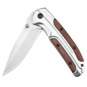 Coltello da caccia di sopravvivenza di vendita calda DA43 coltello da tasca all'ingrosso coltello da sopravvivenza con manico in legno - Product Image 4