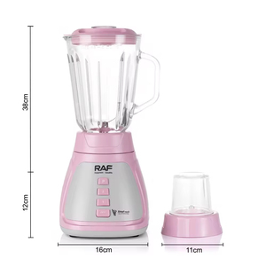 Licuadora Rosa de 400w para Cocina, Procesador de Alimentos, Batidora de Alta Resistencia con Mango Grande y Jarra de Vidrio - Product Image 5