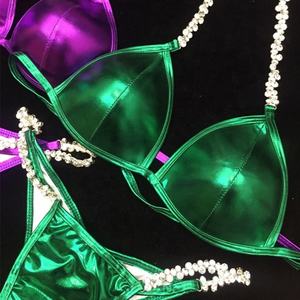 Женский Блестящий купальник с пуш-ап - Product Image 2