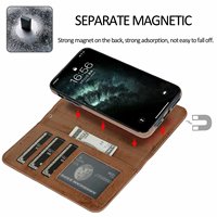 Vente en gros applicable pour iPhone 16 étui de protection magnétique à insertion de carte 15Promax étui en cuir pour téléphone 2-en-1