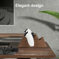 Support double pour manettes en bois massif pour Xbox Series X/S, Xbox One, PS5, Switch Pro – Cadeau pour Gamer Homme – Fabriqué en Chine