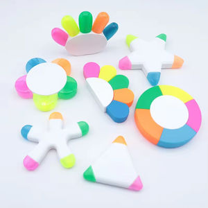 Promoción papelería regalo logotipo personalizado impresión pluma y resaltador triángulo marcador resaltador personalizado resaltador rotulador - Product Image 2