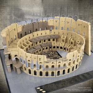 22002 Street View MOC-49020 Maqueta <span class=keywords><strong>de</strong></span> Construcción del Coliseo Romano, Juguete Creativo para Niños, Bloques <span class=keywords><strong>de</strong></span> Construcción <span class=keywords><strong>de</strong></span> <span class=keywords><strong>Arquitectura</strong></span> Mundial DIY - Product Image 5