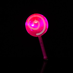 Light Up Lollipop Plastic Toy Flashing <b>Candy</b> <b>Stick</b> For Children Age 5 To 7 Years Unisex Street Vendor Night Market Use - Product Image 3
