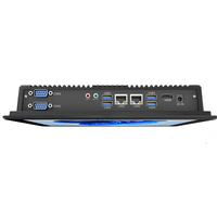 Ukuran penuh 12 I5/i7 komputer kasar Windows VESA terpasang di dinding RJ45 COM Panel industri PC monitor layar sentuh industri