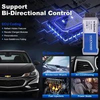 WIFI VXDIAG VCX NANO NX600 para GM J2534 programación ECU codificación prueba activa OBD2 diagnóstico para Opel todos los sistemas con más de 30 servicios