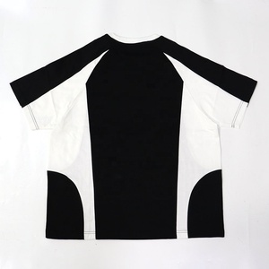Vente en gros de t-shirt personnalisé pour hommes, votre <span class=keywords><strong>propre</strong></span> marque épissé 100% coton, urbain de haute qualité - Product Image 4