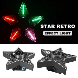 FEIYUEYUE DMX Rotate Star, Luz Matricial LED RGBW de 4x10W + 2x5W Ámbar con Efecto Estroboscópico, Control DMX512, Estroboscopio de 1-20Hz para Club/Fiesta/<span class=keywords><strong>Discoteca</strong></span> - Product Image 1