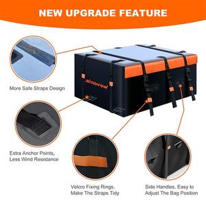 20 piedi cubi sul tetto Cargo Tpu Bag impermeabile supporto per auto con 6 ganci porta bagagli - Product Image 3