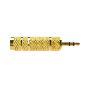 Adaptador de audio de 3,5 mm a 6,5 mm, conector de metal chapado en oro para micrófono y auricular - Product Image 3