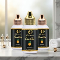 Colle liquide transparente pour perruques à dentelle, fixation extrême, résistante à l'eau, avec logo personnalisé, 60 ml, pour installation de perruques frontales