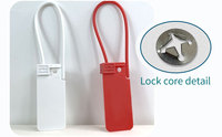Sceaux en plastique numérotés personnalisés, sceaux de sécurité pour sacs à main, sceau en plastique autobloquant pour étiquettes de vêtements de luxe