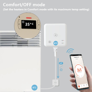 电动散热器wifi恒温器加热控制器先导线 - Product Image 6