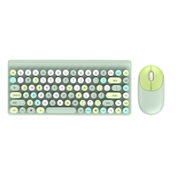 Clavier et souris de jeu multicolore pleine grandeur Clavier et souris optique ergonomiques de bureau sans fil 2.4G à 87 touches