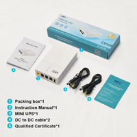 WGP Vente en gros Mini UPS 13500mAh compatible QC 3.0, Prix pour commande en gros, Mini onduleur à alimentation rapide 5V 12V 9V pour routeur Wi-Fi