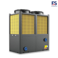 Pompe à chaleur en acier inoxydable anti-corrosion OEM/ODM 380V 34kW-150kW avec surveillance automatique à distance pour le chauffage des étangs de crevettes d'eau salée