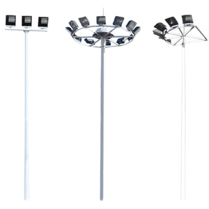 6M <span class=keywords><strong>8M</strong></span> 10M 12M solar LED poste de luz de rua 20m 25m 30m galvanizado mastro alto pólos de iluminação - Product Image 1