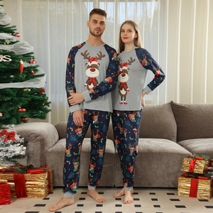 Pijamas de Natal por Atacado para Crianças, Meninos, Meninas, Roupas de Natal para Mulheres e Homens, Conjuntos de Pijamas em Família - Product Image 2