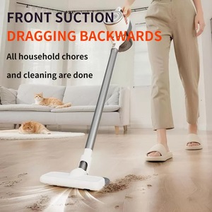 Aspirateur balai sans fil Cyclone blanc, sans sac, portable et léger, pour voiture, maison, hôtel, utilisation humide/sèche - Product Image 2